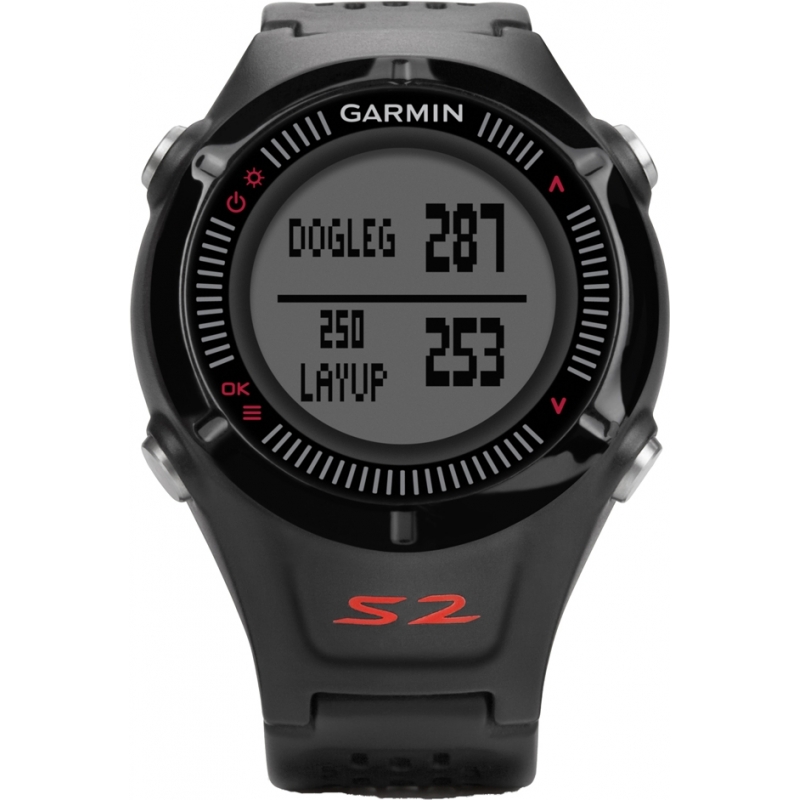 Garmin Approach S2 Black and Red GPS Golf Watch