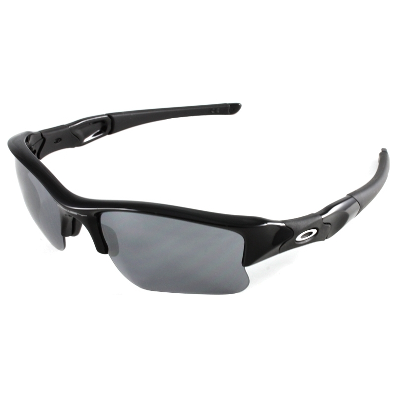 Oakley 03-915 Flak Jacket XLJ Jet Black - Black Iridium Sunglasses