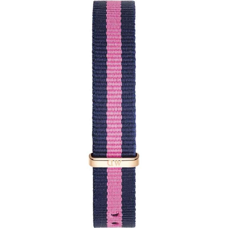 Daniel Wellington Ladies Classy Winchester 26mm Rose Gold Blue and Pink Nato Spare Strap