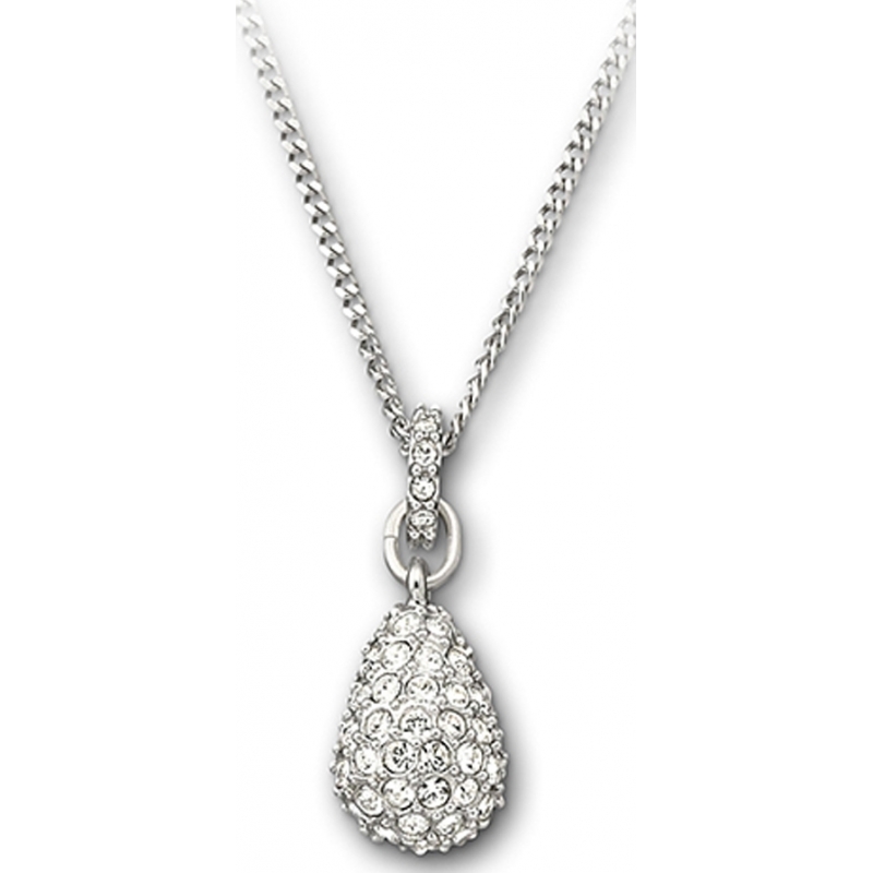 Swarovski Ladies Heloise Silver Pendant Necklace with Crystals