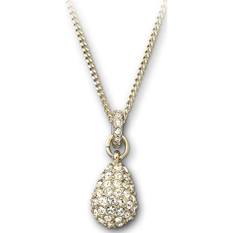 Swarovski Ladies Heloise Gold Pendant Necklace with Crystals