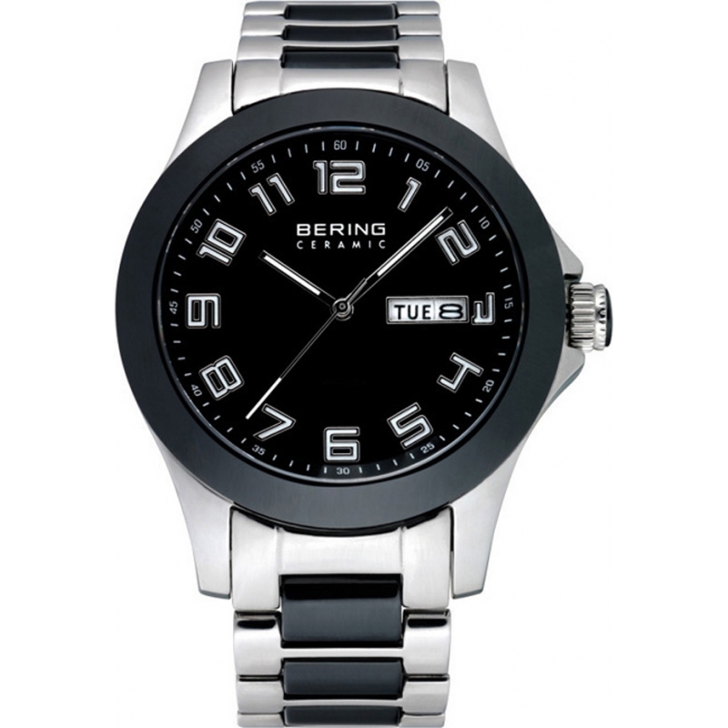 Bering Time Mens Ceramic Links Watch