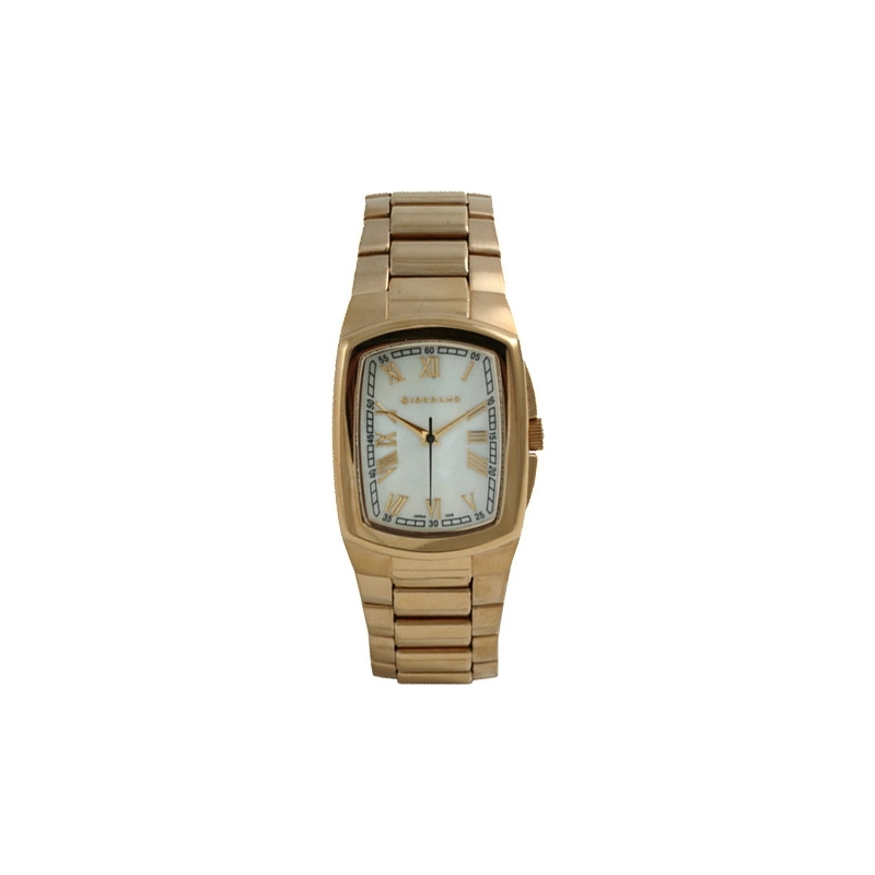 Giordano Mens Cream Gold Dress Watch