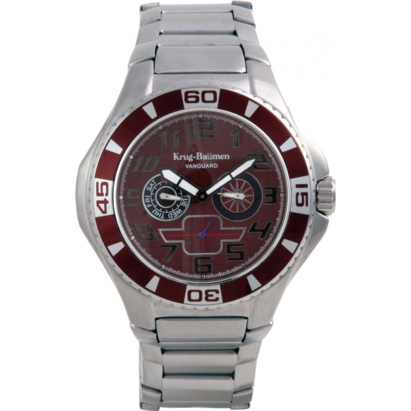 Krug Baumen Vanguard Brown Steel Watch