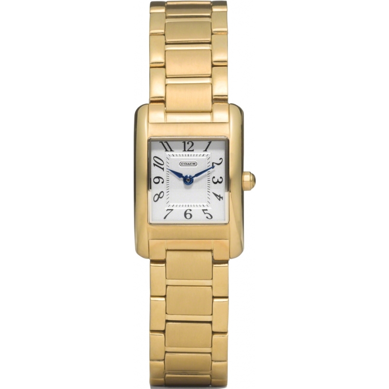 Coach Ladies Lexington Yellow Steel Bracelet Watch