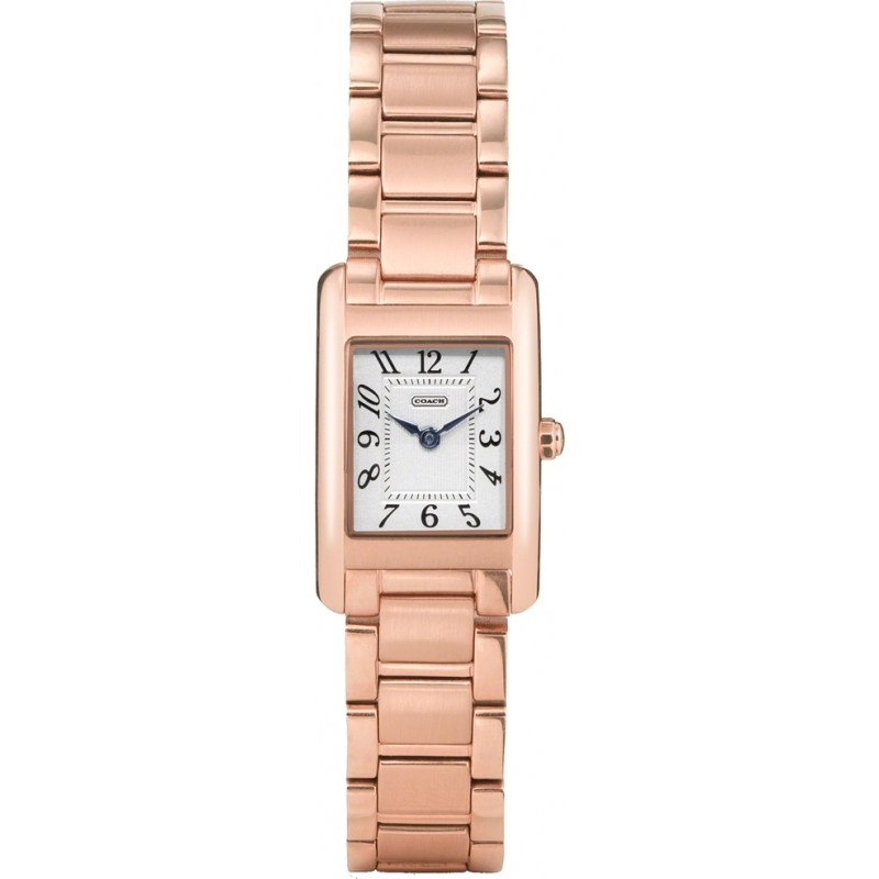 Coach Ladies Lexington Rose Gold Plated Watch