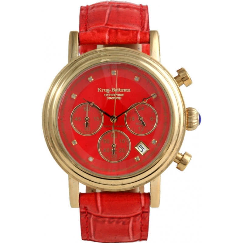 Krug Baumen Enterprise Diamond Red-Gold Dial