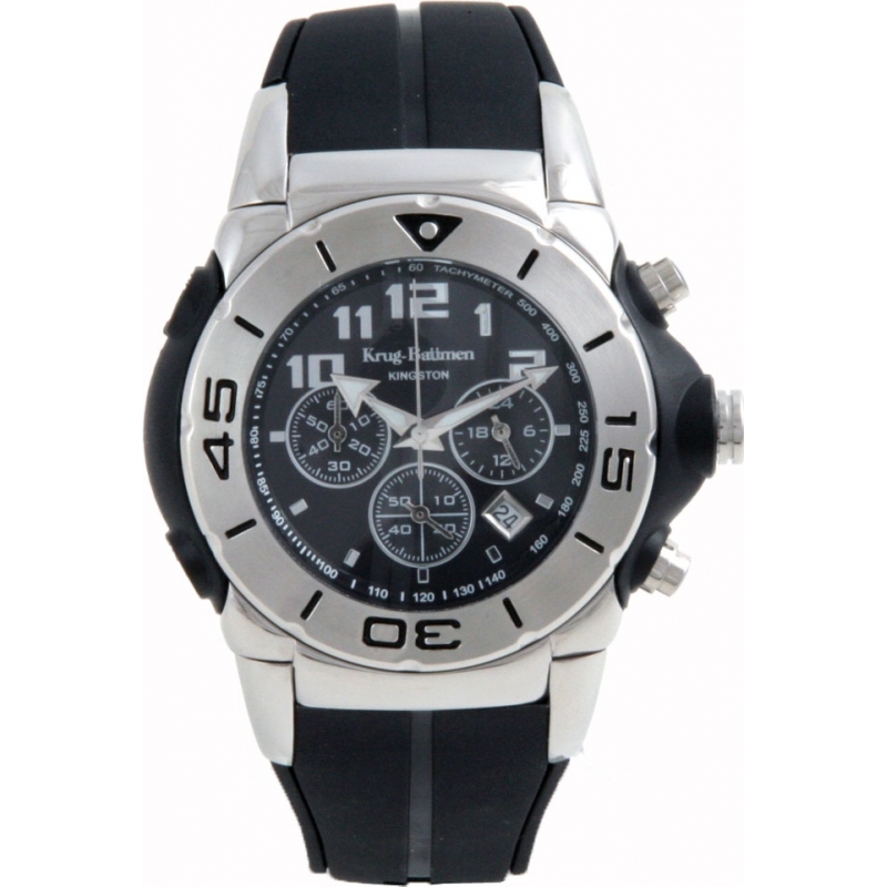 Krug Baumen Kingston Black Mens Chronograph