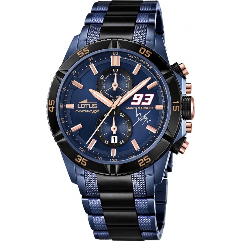 Lotus Mens Marc Marquez Chrono GP Limited Edition Watch with Additional Strap and Jewellery Bracelet