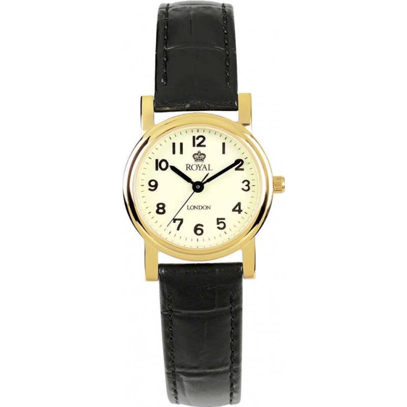 Royal London Ladies Classic Gold and Black Watch