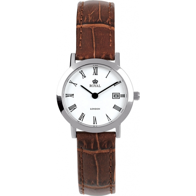 Royal London Ladies Classic Brown Leather Watch