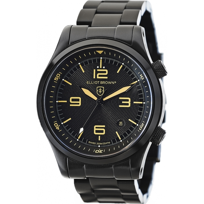 Elliot Brown Mens All Black Canford Watch