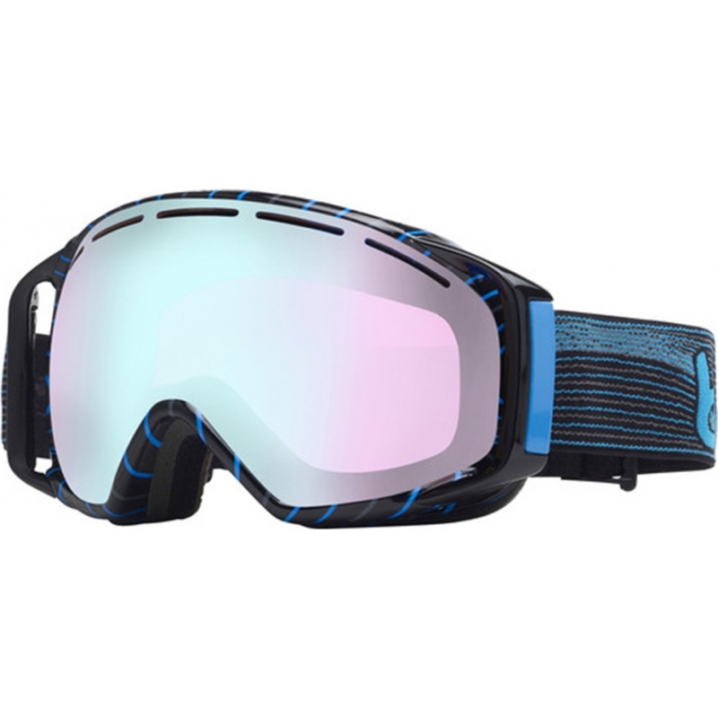 Bolle Gravity Black and Blue Waves - Modulator Vermillion Blue (Size M - L) Ski Goggles