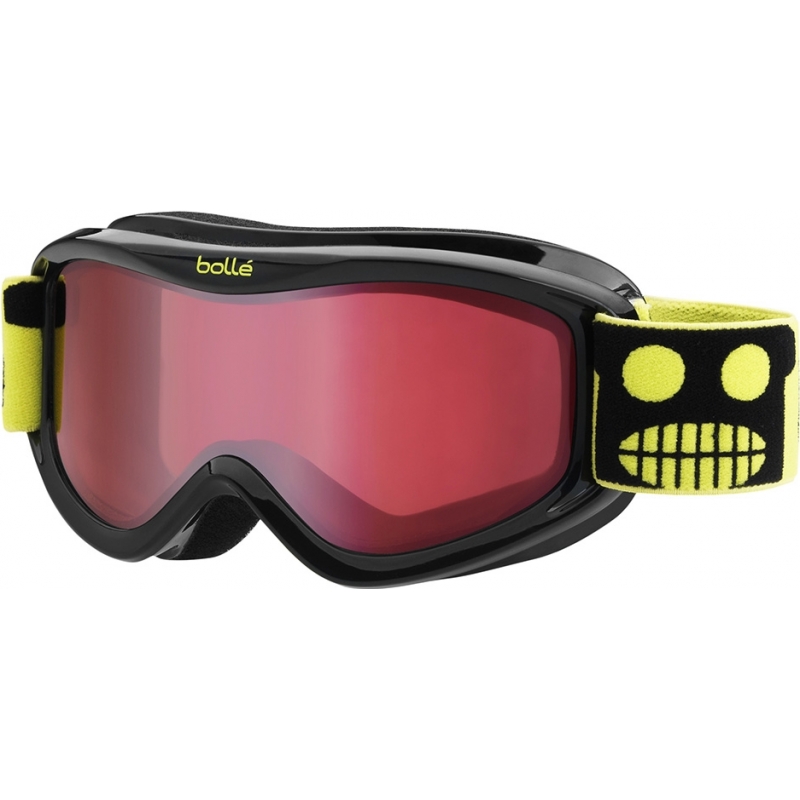 Bolle AMP Black Robot - Vermillion (3-8 years) Ski Goggles