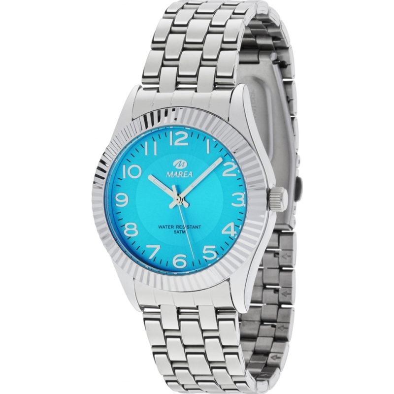 Marea Ladies Fashion Silver Steel Bracelet Watch