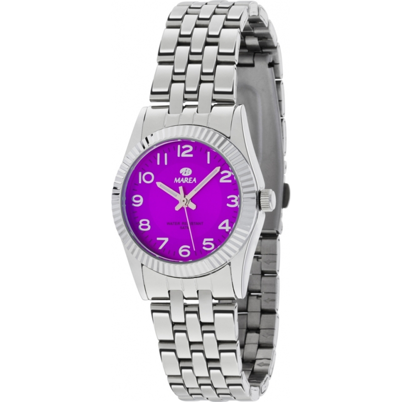 Marea Ladies Fashion Silver Steel Bracelet Watch