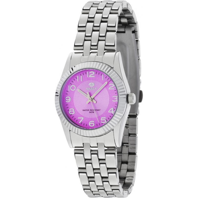 Marea Ladies Fashion Silver Steel Bracelet Watch