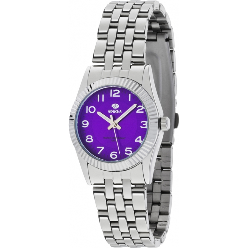 Marea Ladies Fashion Silver Steel Bracelet Watch