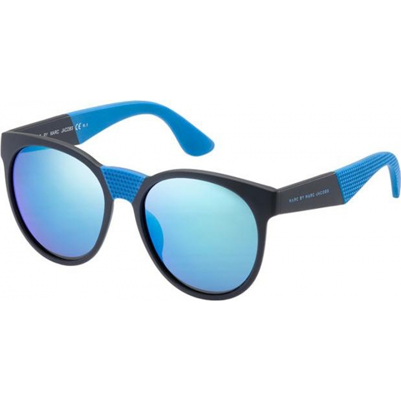 Marc by Marc Jacobs MMJ 356-S 65U T5 Black Blue Sunglasses