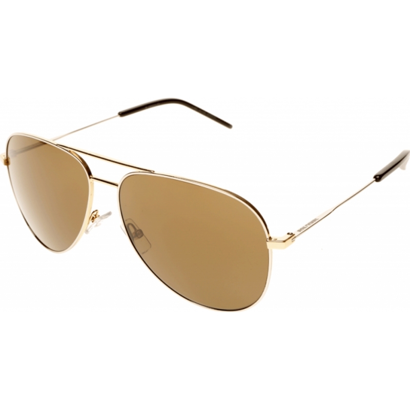 Saint Laurent Paris Classic 11 D4W EW Palladium Rose Gold Sunglasses