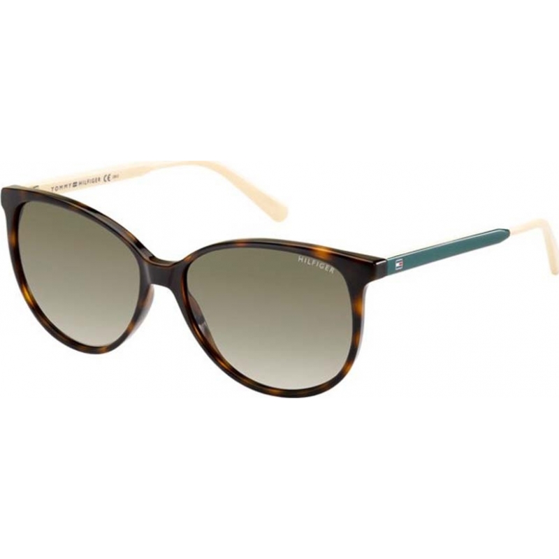 Tommy Hilfiger Ladies TH 1261-S 4LV HA Tortoiseshell Sunglasses