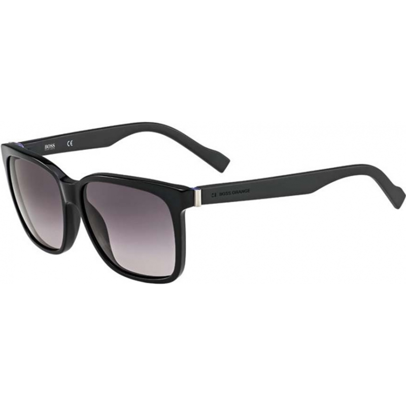 BOSS Orange Ladies BO 0145-S KUN EU Matt Black Sunglasses