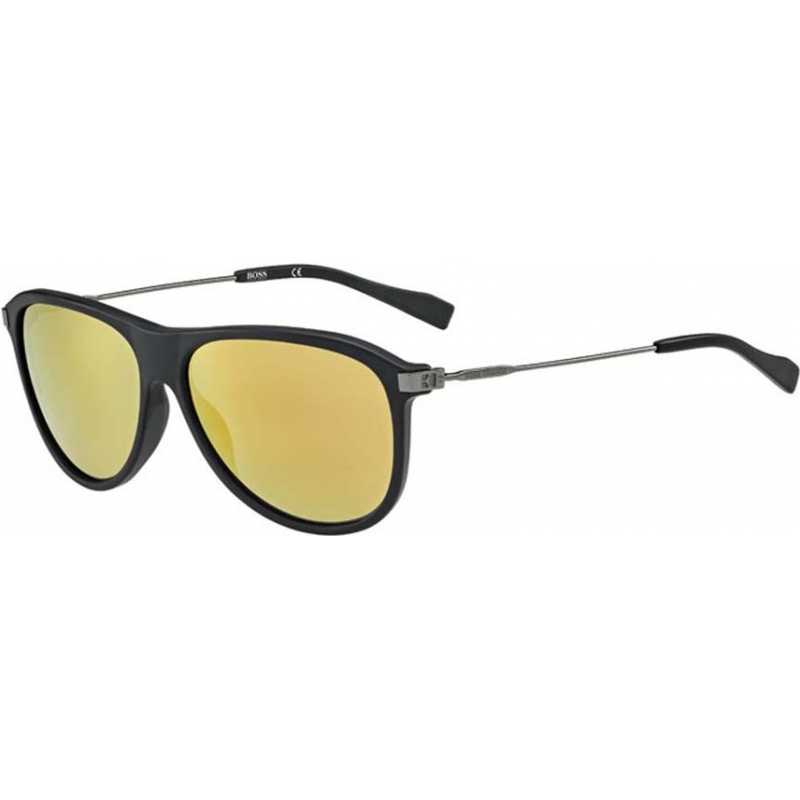 BOSS Orange Mens BO 0155-S BAM SQ Matt Black Gold Sunglasses