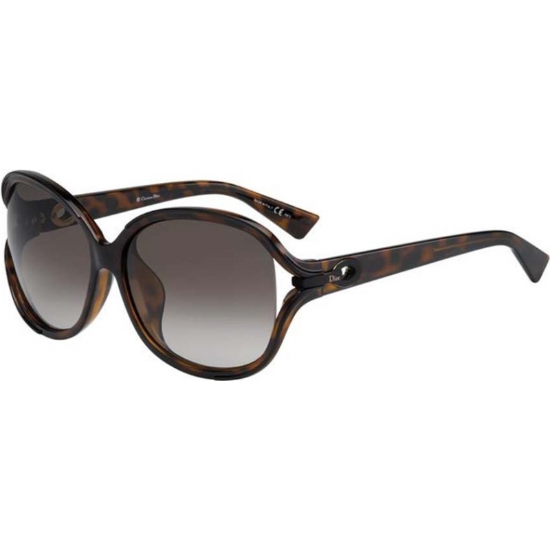 Dior Ladies Dior Elle 2 6MN HA Tortoiseshell Sunglasses