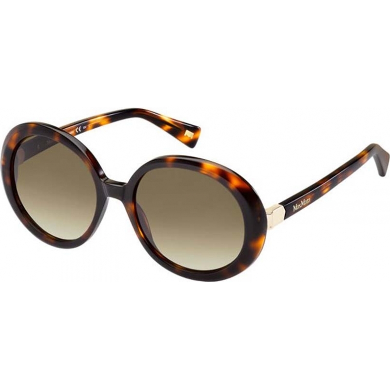 MaxMara Ladies MM Hinge NSO CC Tortoiseshell Sunglasses