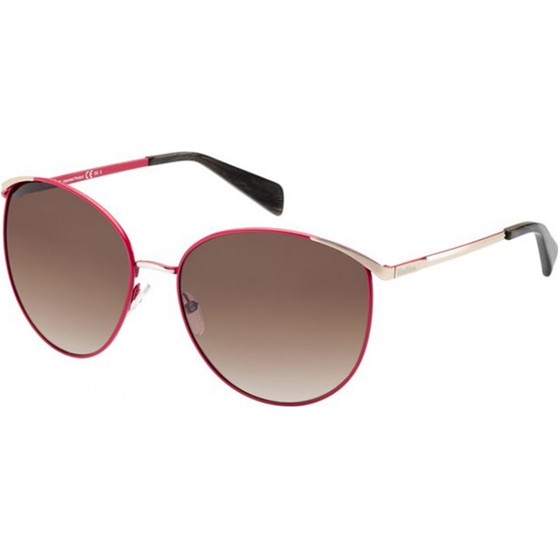 MaxMara Ladies MM Runaway AB7 D8 Red Brown Sunglasses