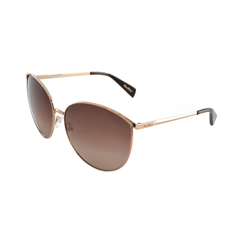 MaxMara Ladies MM Runaway DDB D8 Gold Brown Sunglasses