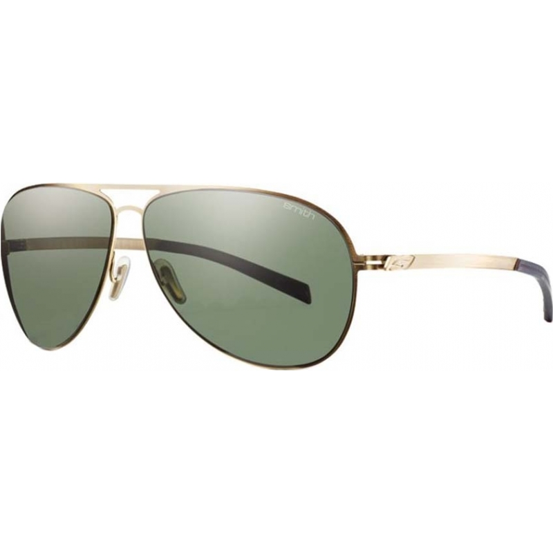 Smith Ridgeway AOZ PX Gold Green Sunglasses