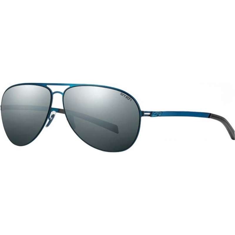 Smith Ridgeway HKB IU Blue Flash Silver Sunglasses