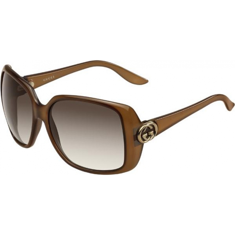 Gucci Ladies GG 3166-S HSD JS Chocolate Brown Sunglasses