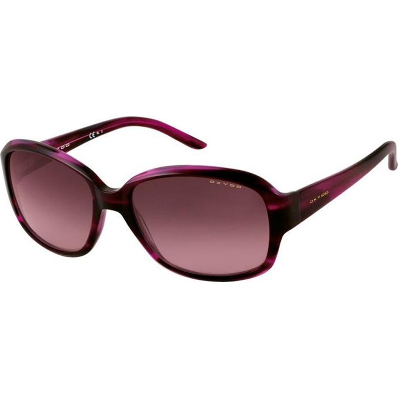 Oxydo Ladies OX 1023-N-S EY2 DZ Striped Violet Sunglasses