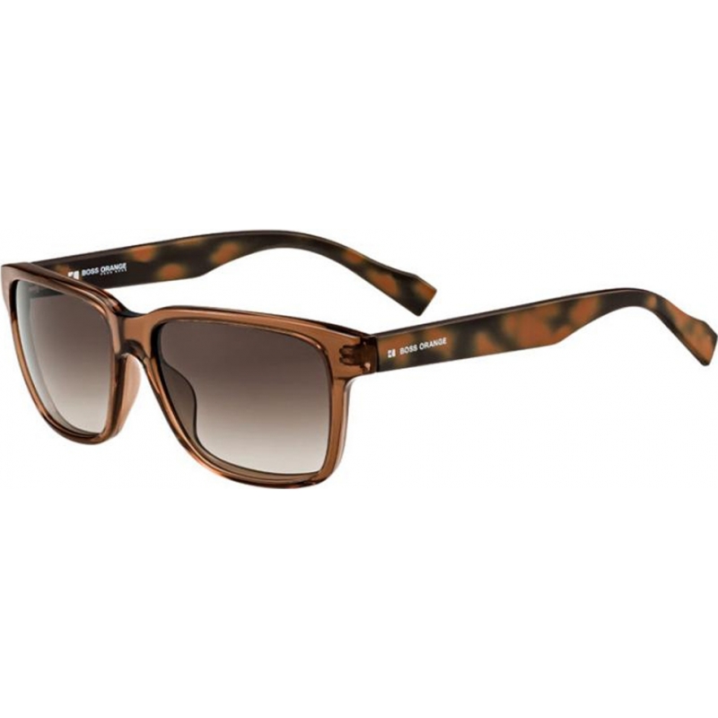 BOSS Orange Mens BO 0131-S 1PD HA Brown Pattern Sunglasses