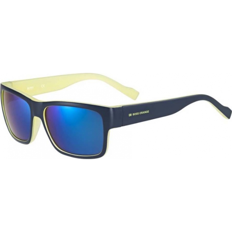 BOSS Orange BO 0176-S JJU 1G Blue Lime Sunglasses