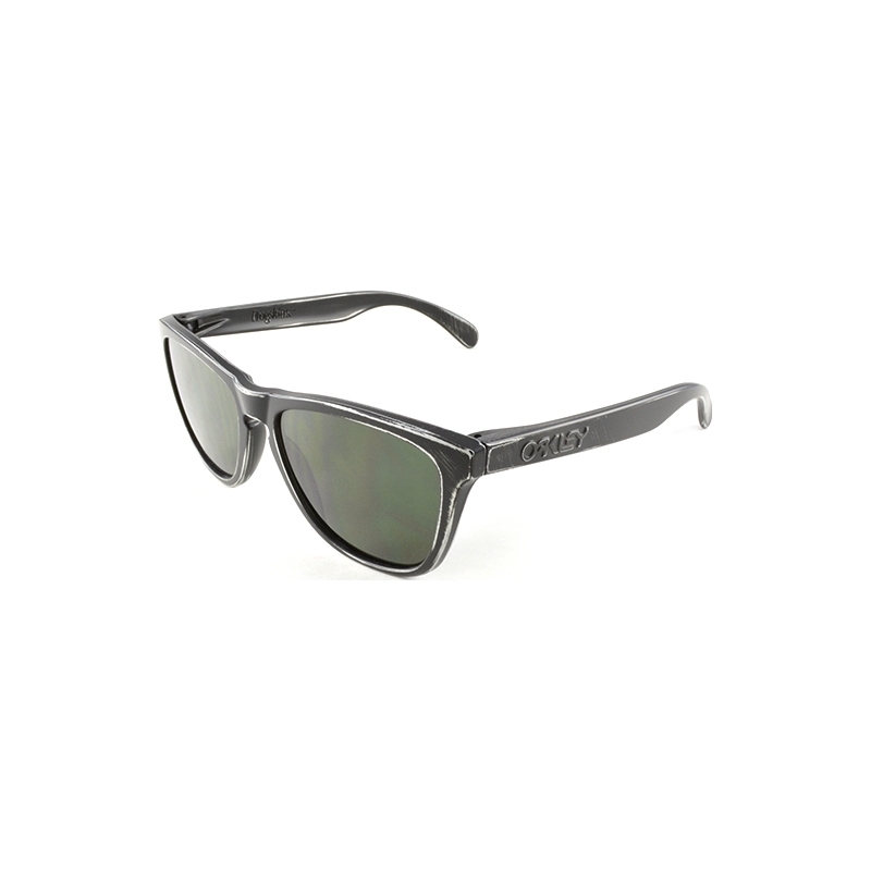 Oakley 24-413 Frogskins Black Decay - Dark Grey Sunglasses