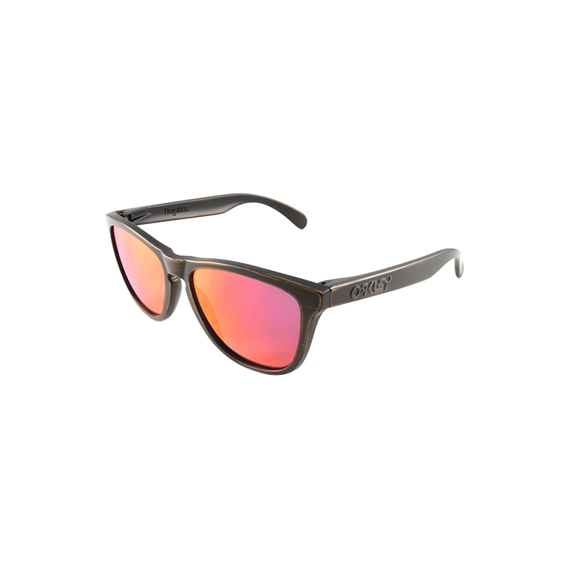 Oakley 24-414 Frogskins Bronze Decay - Ruby Iridium Sunglasses