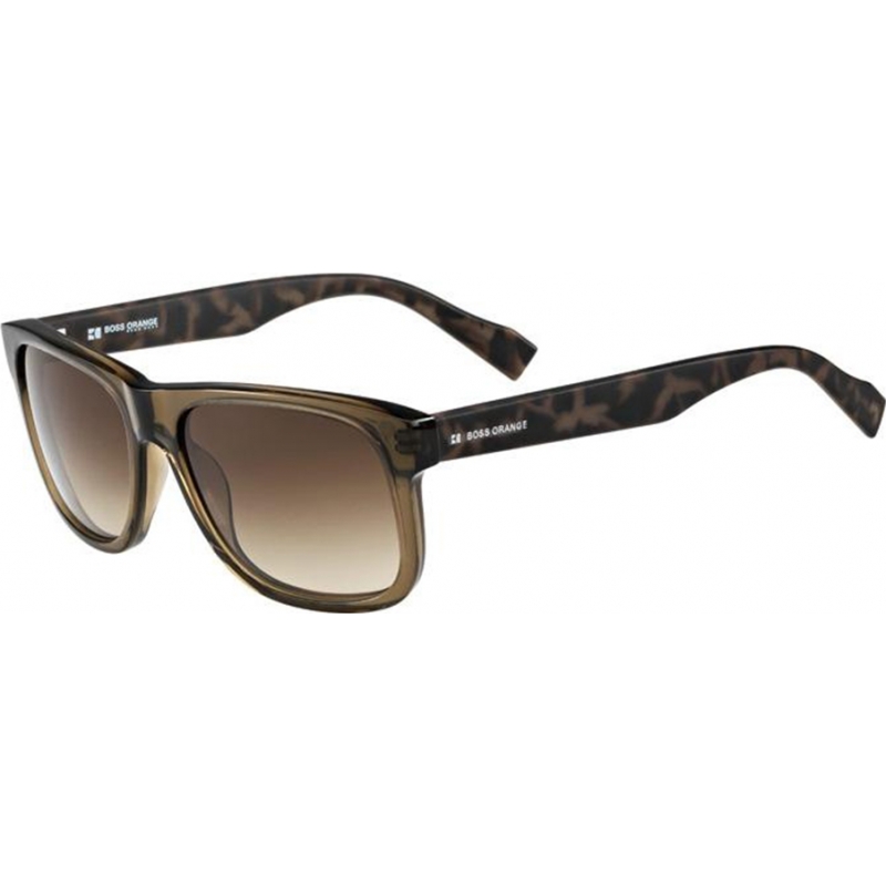 BOSS Orange Mens BO 0106-S ACJ CC Brown Pattern Sunglasses