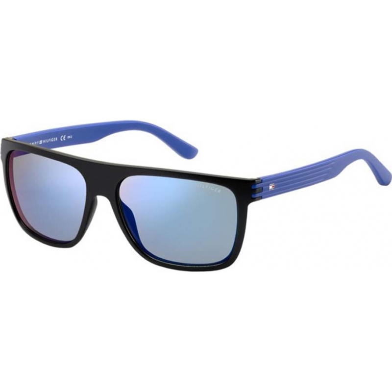 Tommy Hilfiger Mens TH 1277-S FB1 23 Black Blue Sunglasses