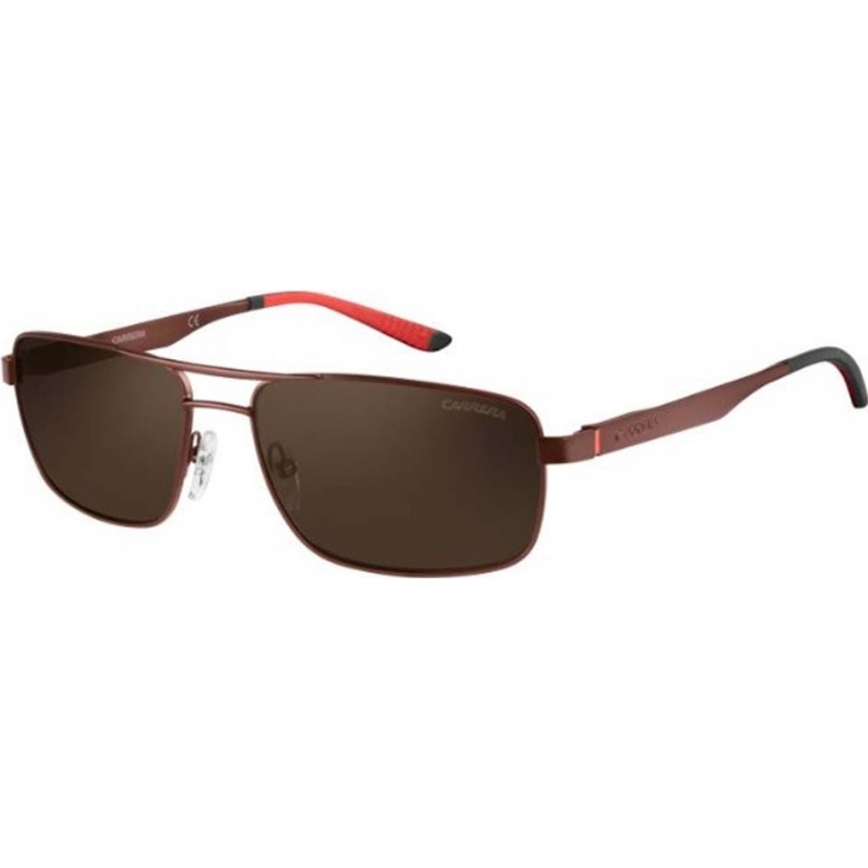 Carrera Mens Carrera 8011-S GJI SP Matte Bronze Polarized Sunglasses