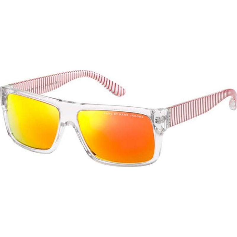 Marc by Marc Jacobs MMJ 096-N-S W7B UZ Translucent Crystal Red Sunglasses