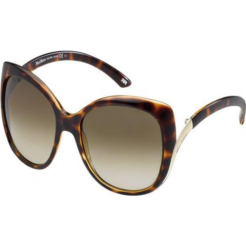 MaxMara Ladies MM ST.Moritz 688 CC Tortoiseshell Sunglasses