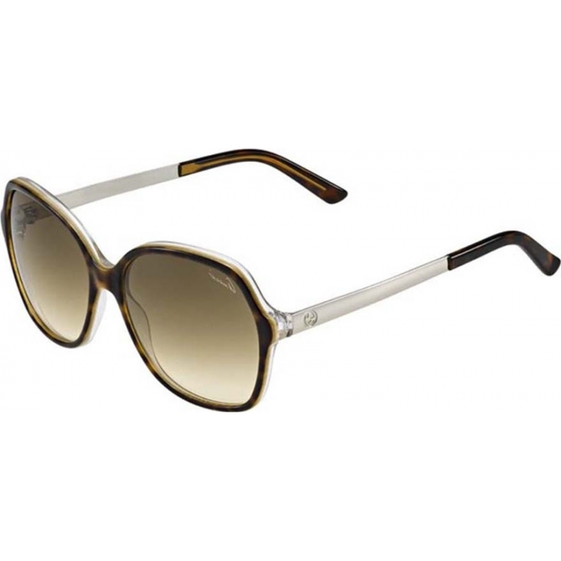 Gucci Ladies GG 3676-S 4WJ YY Tortoiseshell Sunglasses