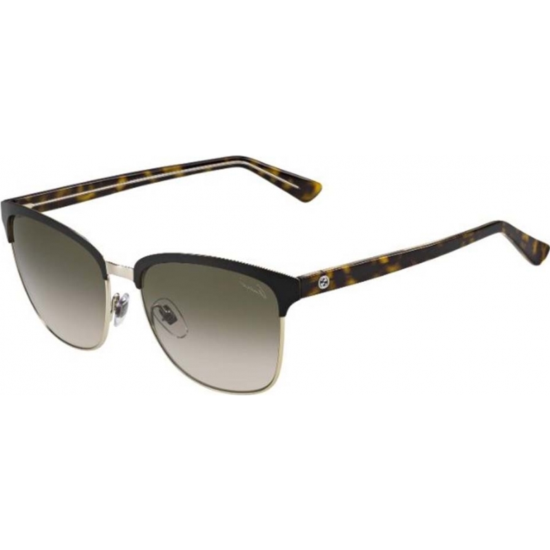 Gucci Ladies GG 4271-S 2CS HA Brown Havana Ruthenium Sunglasses