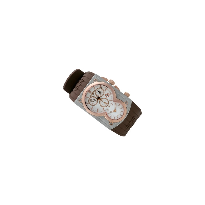 Triumph Trident Rose Gold Brown Strap Swiss Movement