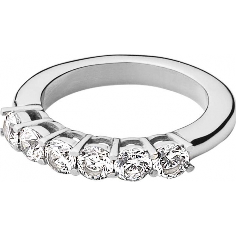 Dyrberg Kern Ladies Carlie II Silver Steel Crystal Ring