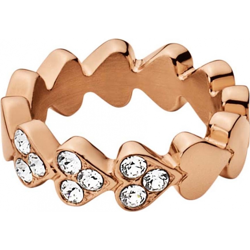 Dyrberg Kern Ladies Lovette II Rose Gold Plated Ring