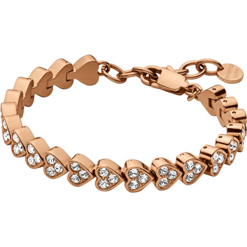 Dyrberg Kern Ladies Muamor Rose Gold Plated Tennis Bracelet